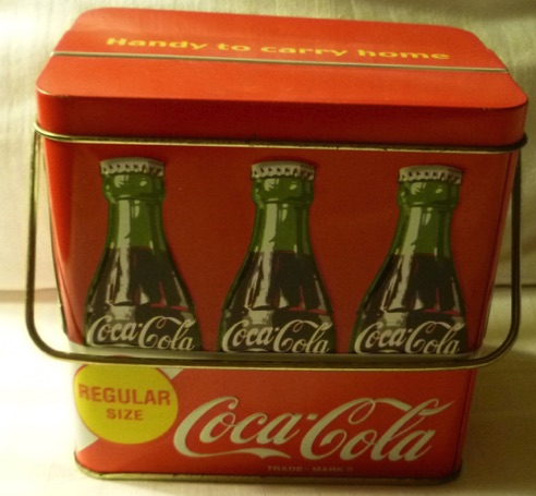 7699-1 € 6,00 coca cola voorraadblikje 13x13x8 cm